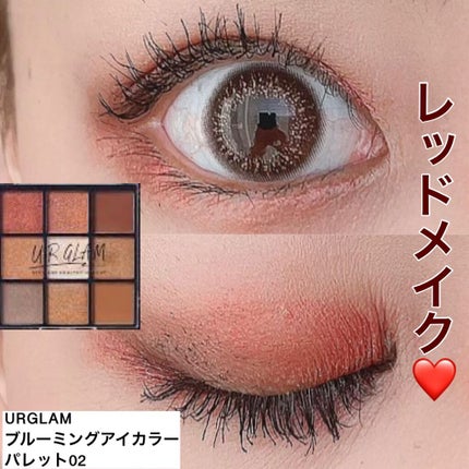 UR GLAM BLOOMING EYE COLOR PALETTE/U R GLAM/アイシャドウパレットを使ったクチコミ(1枚目)