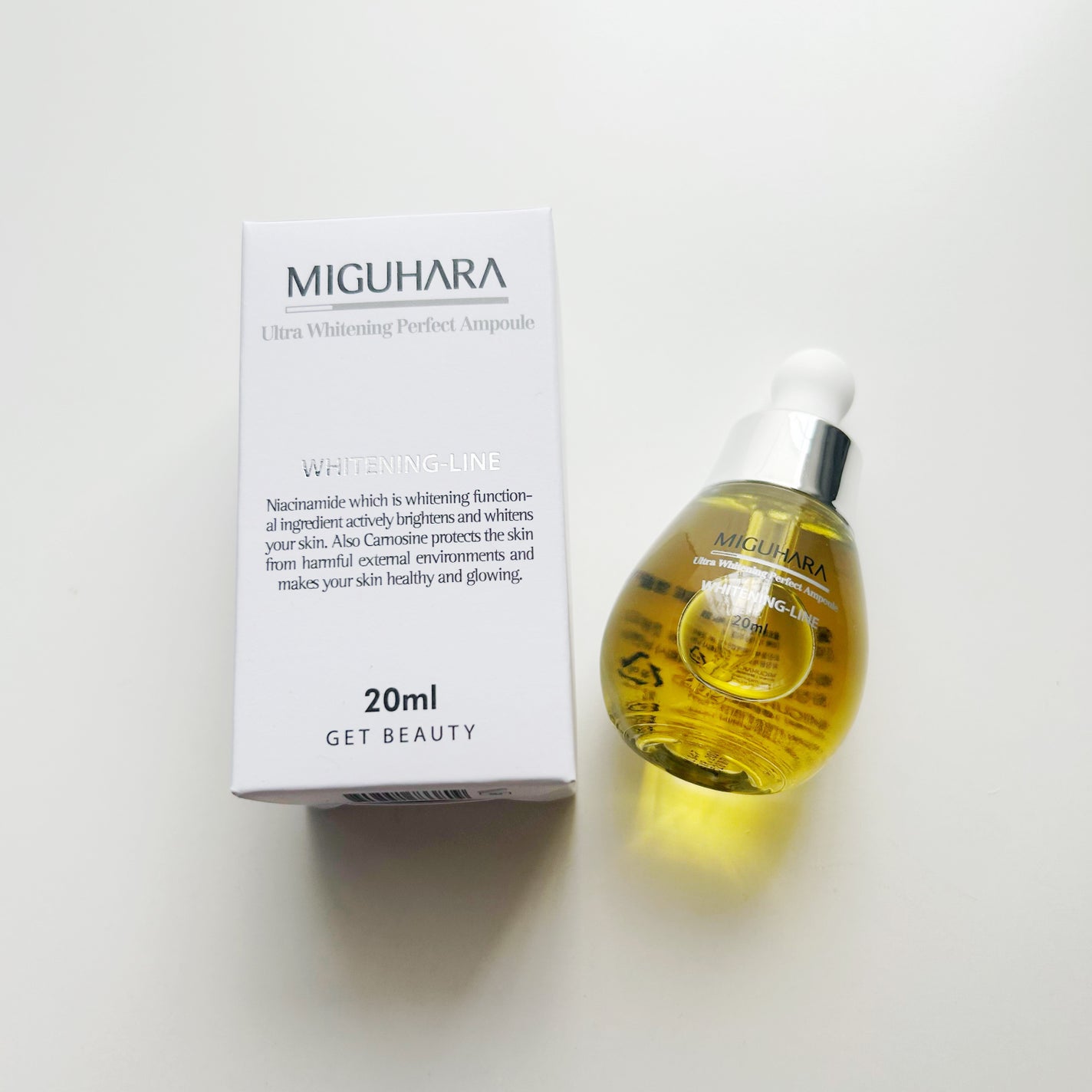 Ultra Whitening Perfect Ampoule/MIGUHARA/美容液を使ったクチコミ(1枚目)