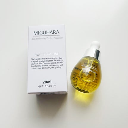 Ultra Whitening Perfect Ampoule/MIGUHARA/美容液を使ったクチコミ(1枚目)