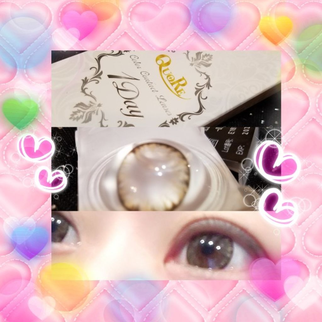 QuoRe/QuoRe/カラーコンタクトレンズを使ったクチコミ(2枚目)