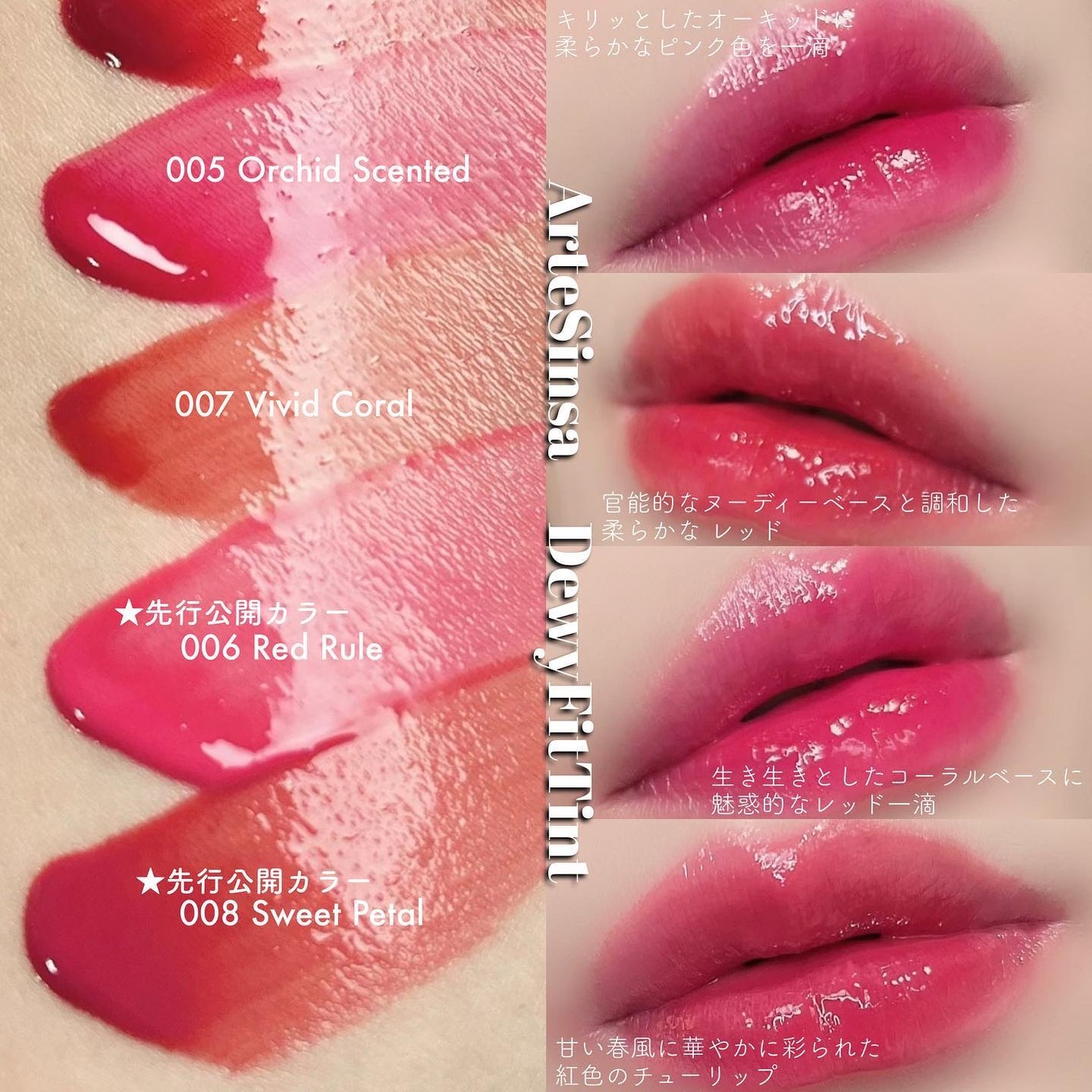 ビルダブルデューイフィットティント/ArteSinsa/リップティントを使ったクチコミ(6枚目)