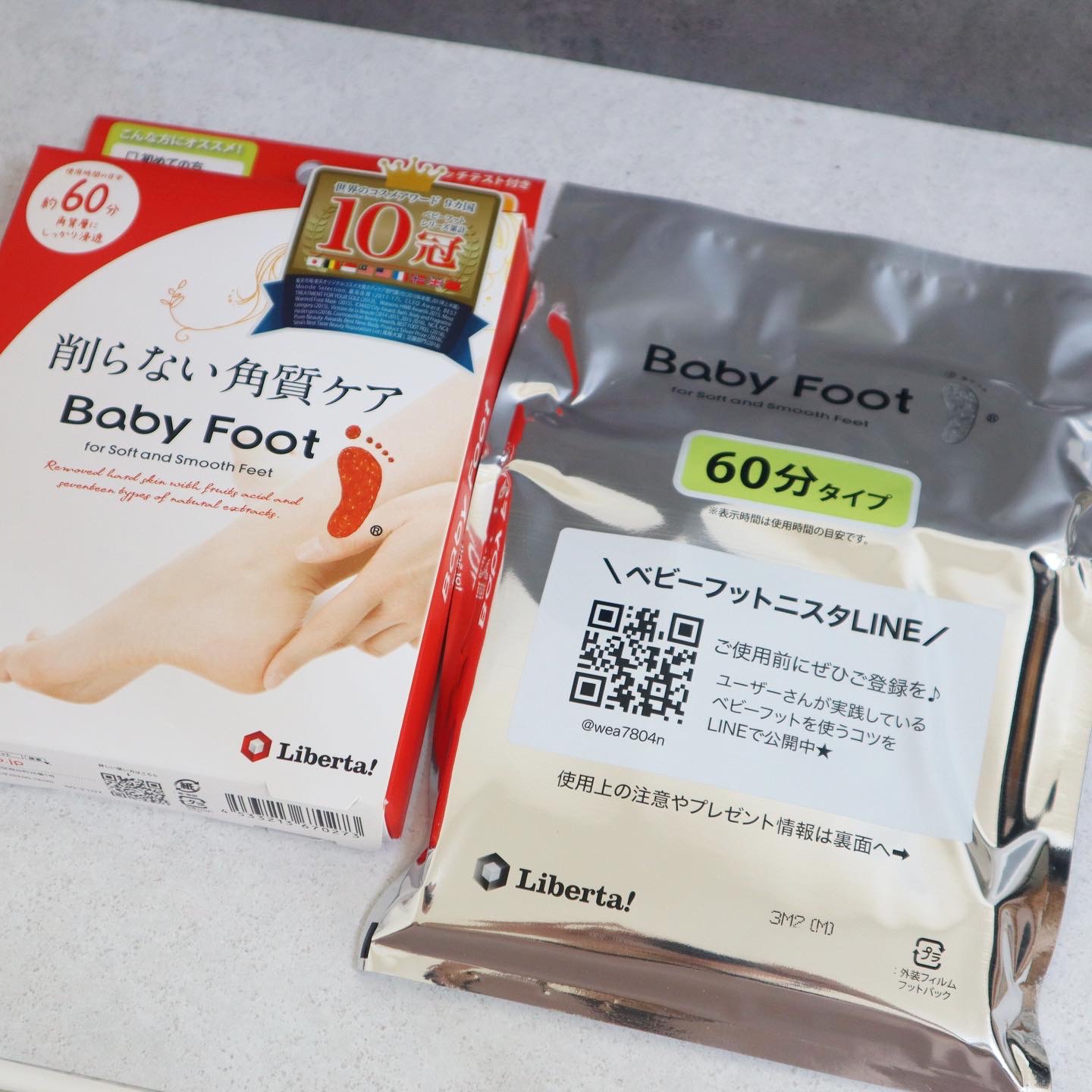 イージーパックDP60分タイプ/ベビーフット/レッグ・フットケアを使ったクチコミ（2枚目）