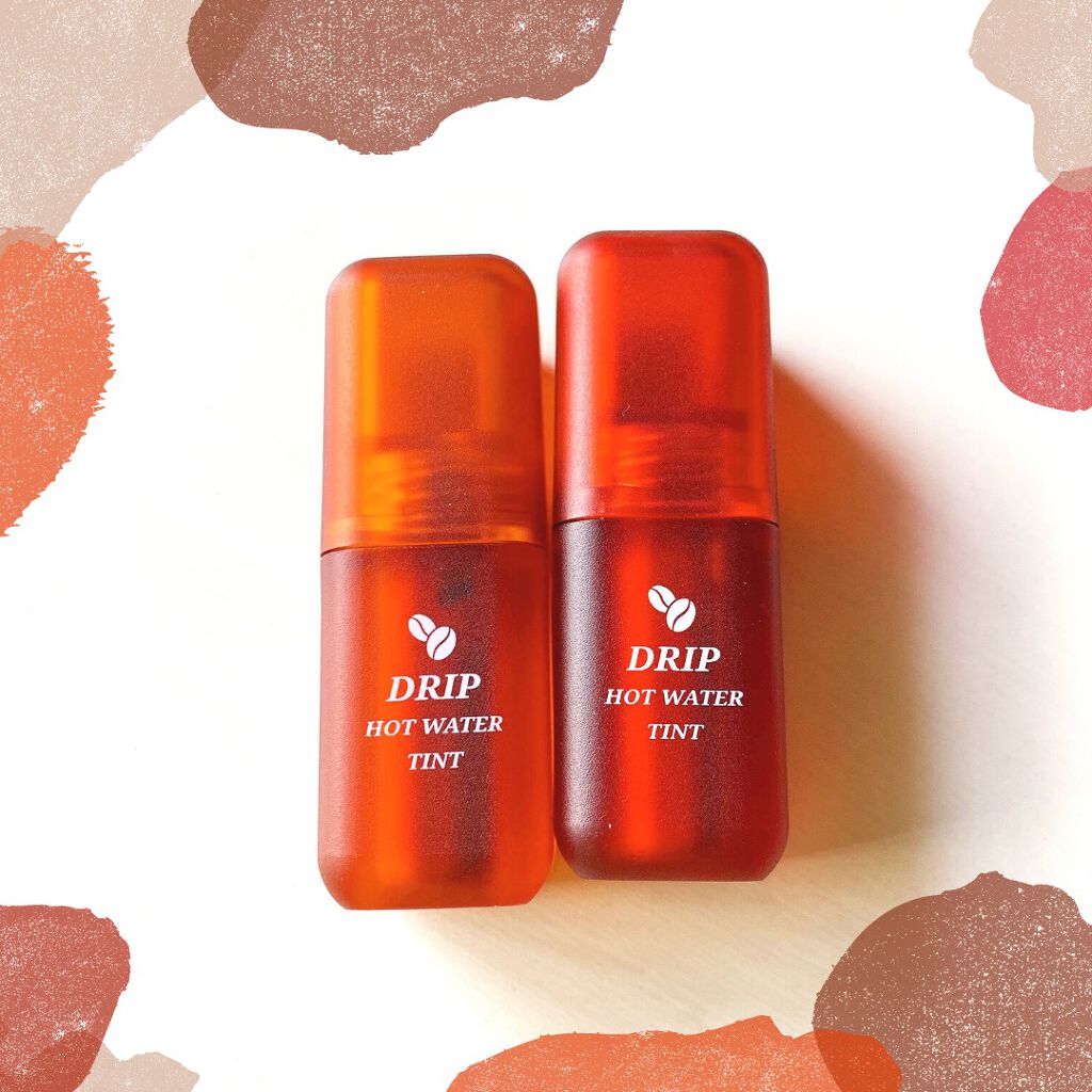 ドリップホットウォーターティント/BLACK ROUGE/リップティントを使ったクチコミ（1枚目）