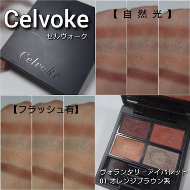 ヴォランタリー  アイパレット/Celvoke/アイシャドウパレットを使ったクチコミ（4枚目）