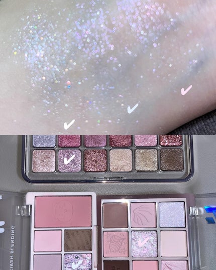 マイフェイブムードアイパレット 9カラー/HOLIKA HOLIKA/アイシャドウパレットを使ったクチコミ(5枚目)