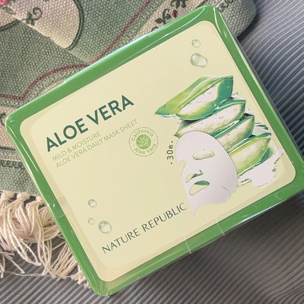 マイルド&モイスチャーアロエデイリーシートマスク/ネイチャーリパブリック/シートマスク・パックを使ったクチコミ(5枚目)