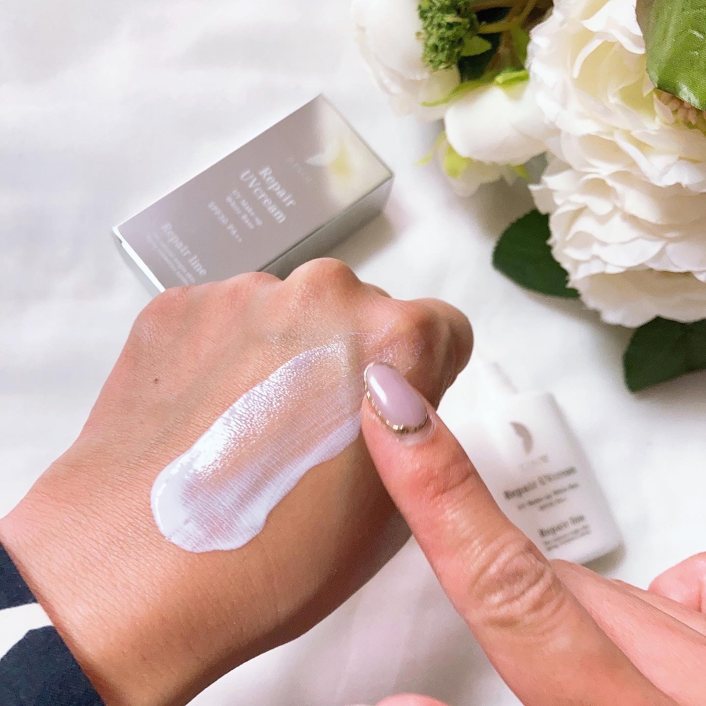 リペアUVクリーム/リソウコーポレーション/日焼け止めクリームを使ったクチコミ（3枚目）