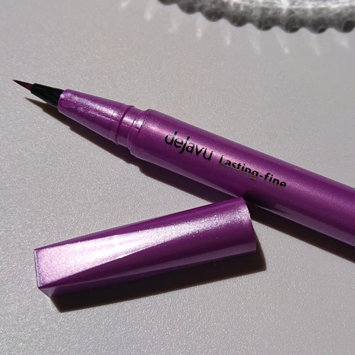 「密着アイライナー」ショート筆リキッド/デジャヴュ/リキッドアイライナーを使ったクチコミ（3枚目）