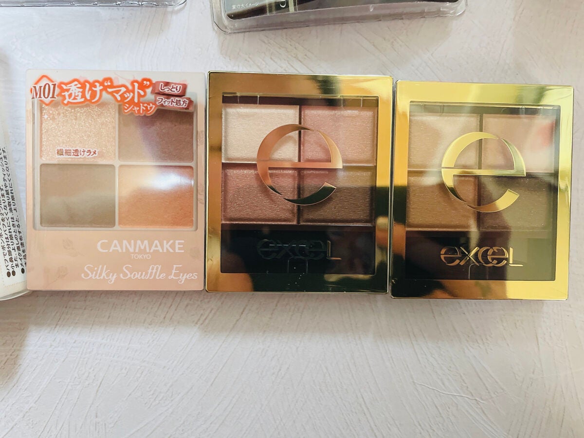 スキニーリッチシャドウ/excel/アイシャドウパレットを使ったクチコミ(3枚目)