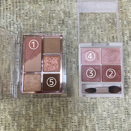 シルキースフレアイズ/キャンメイク/アイシャドウパレットを使ったクチコミ(2枚目)