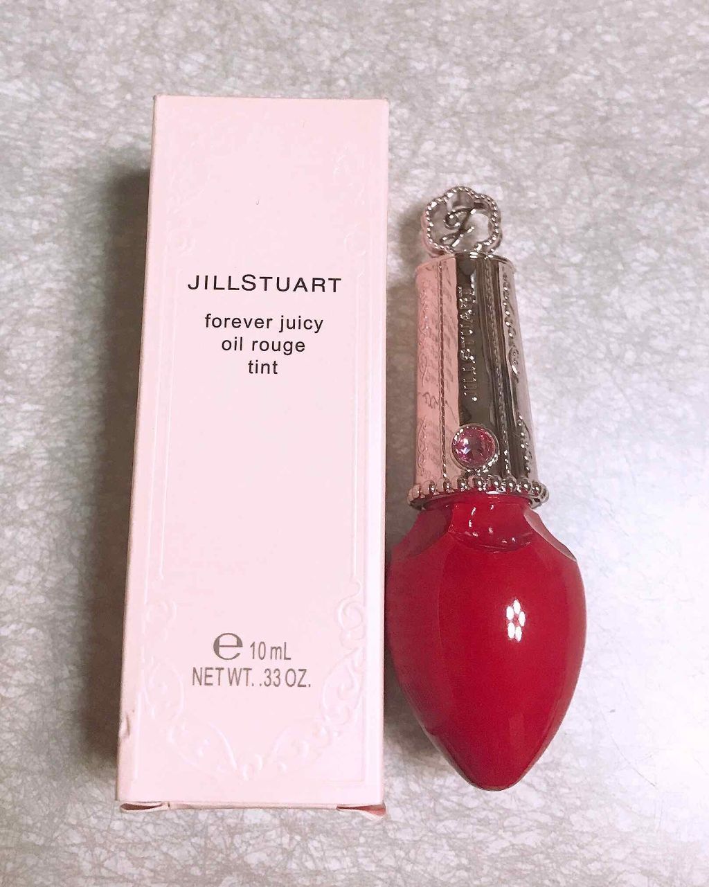 フォーエヴァージューシー オイルルージュ/JILL STUART/口紅を使ったクチコミ（1枚目）