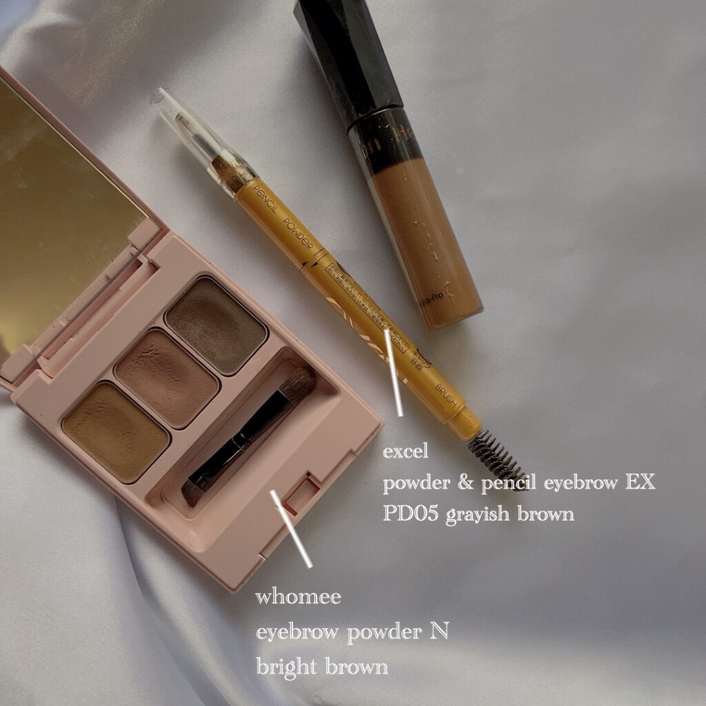  フーミー アイブロウパウダー/WHOMEE/パウダーアイブロウを使ったクチコミ（2枚目）