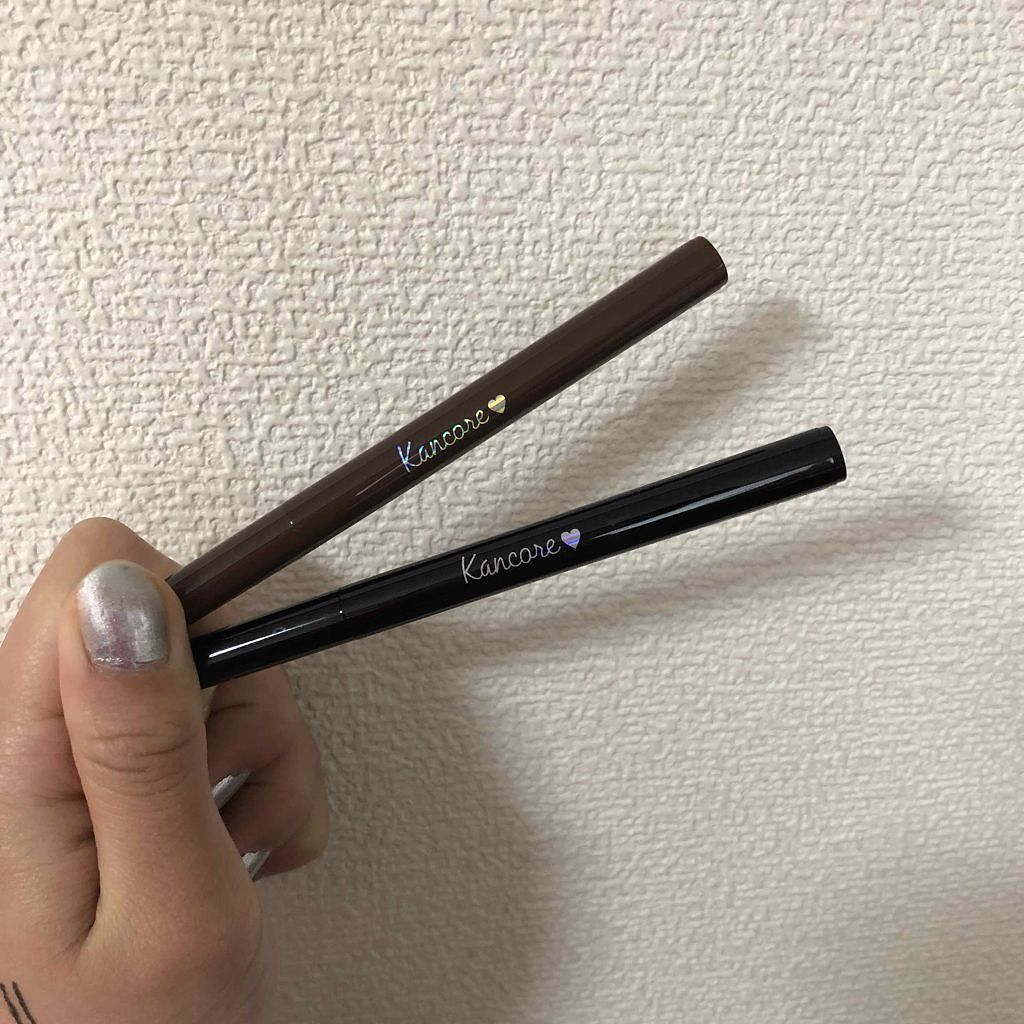 カンコレ リキッドアイライナー/DAISO/リキッドアイライナーを使ったクチコミ(1枚目)