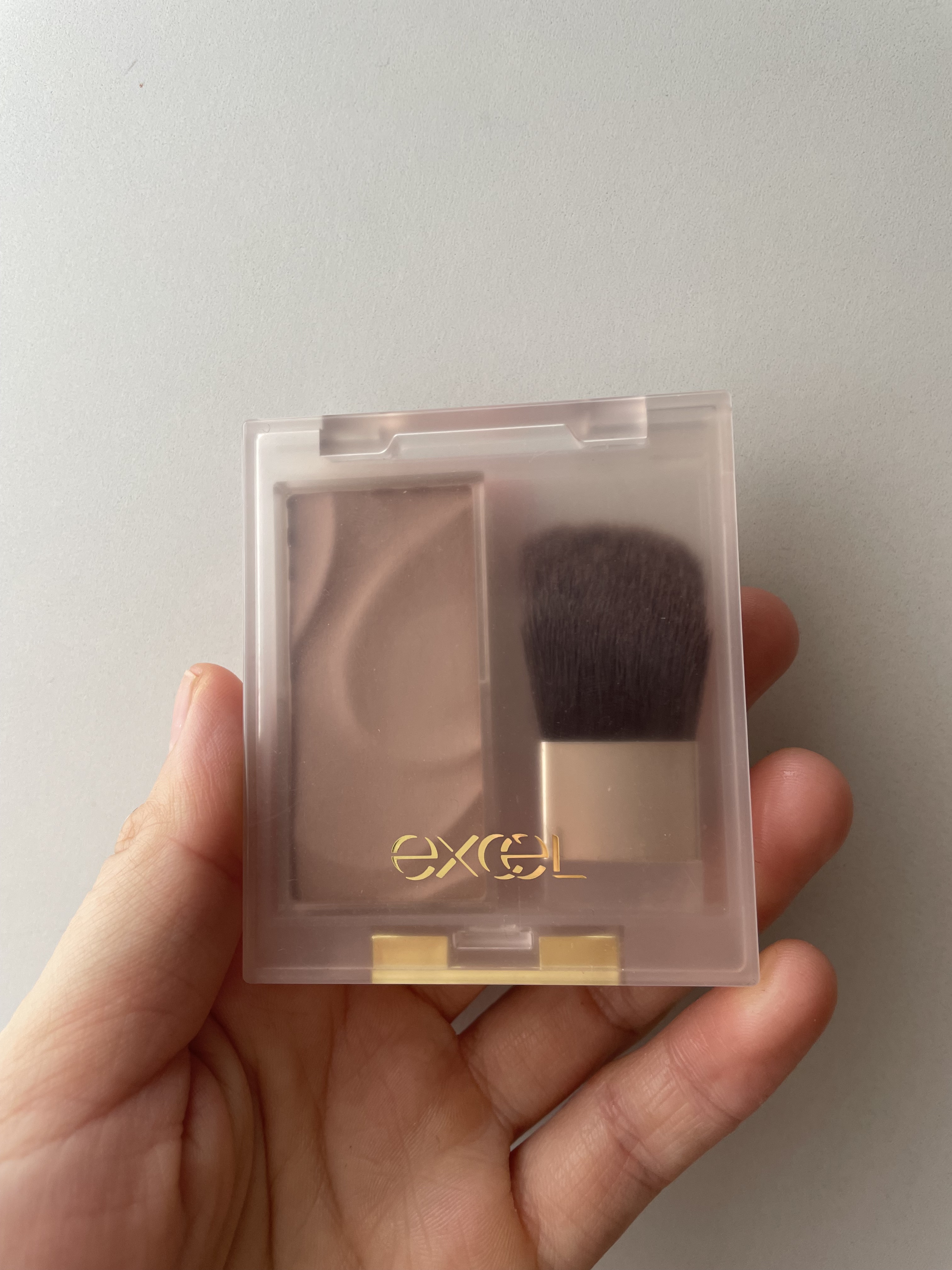 シームレストーン ブラッシュ SB04 トースト/excel/パウダーチークを使ったクチコミ（1枚目）