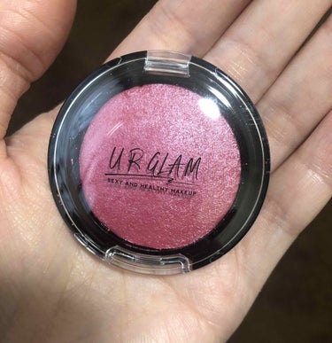 UR GLAM　EYE & CHEEK COLOR ホットピンク/U R GLAM/パウダーアイシャドウを使ったクチコミ（1枚目）