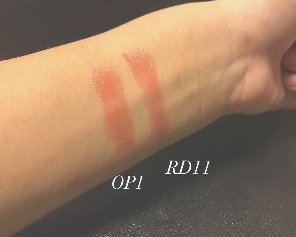 ラスティンググロスリップ/CEZANNE/口紅を使ったクチコミ（3枚目）