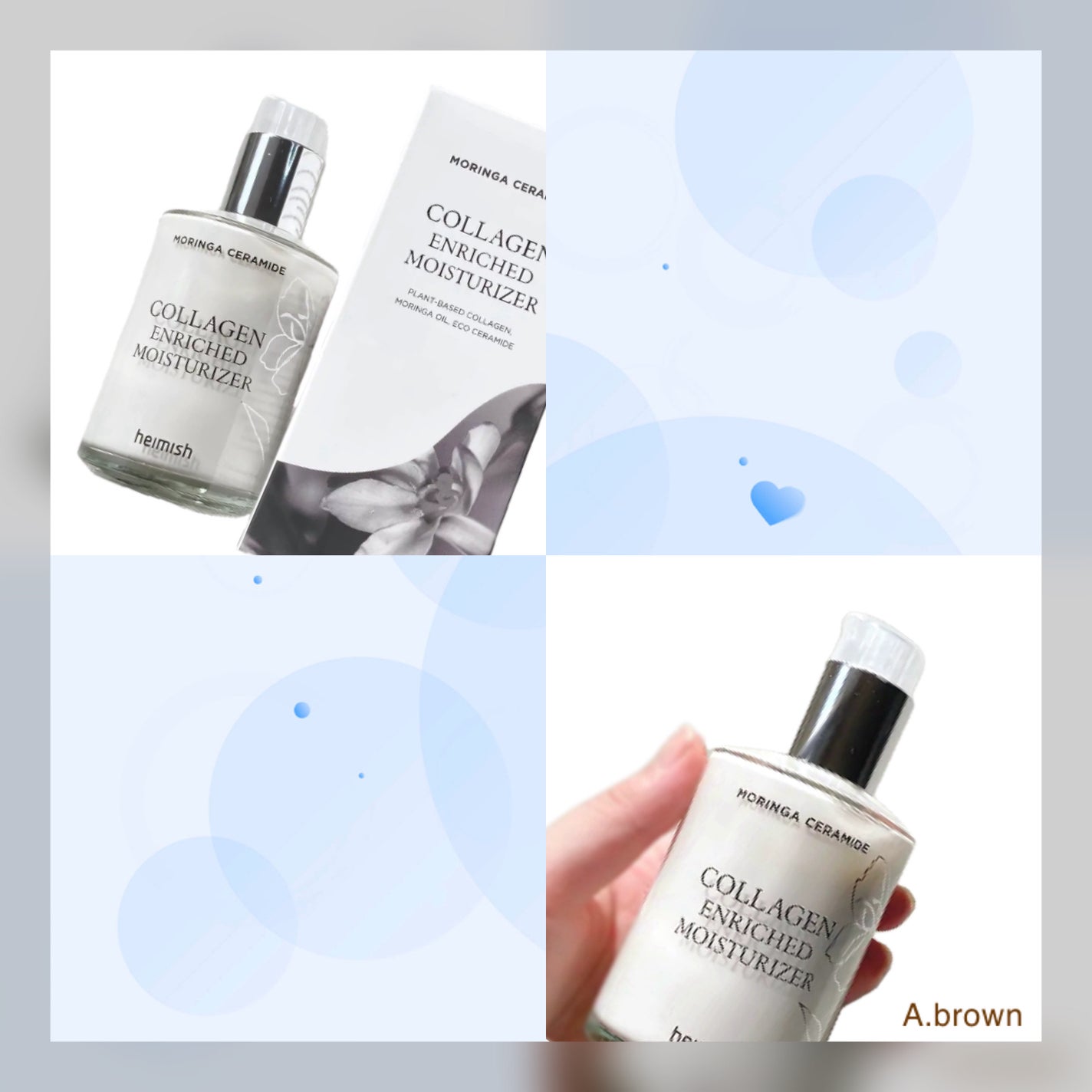 モリンガ セラミド コラーゲン エンリッチド モイスチャライザー/heimish/乳液を使ったクチコミ(5枚目)