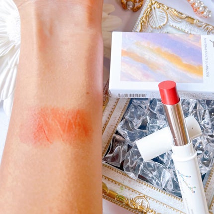 ミネラルマルチルミナイザー/SUIKO HATSUCURE/スティックハイライトを使ったクチコミ(5枚目)