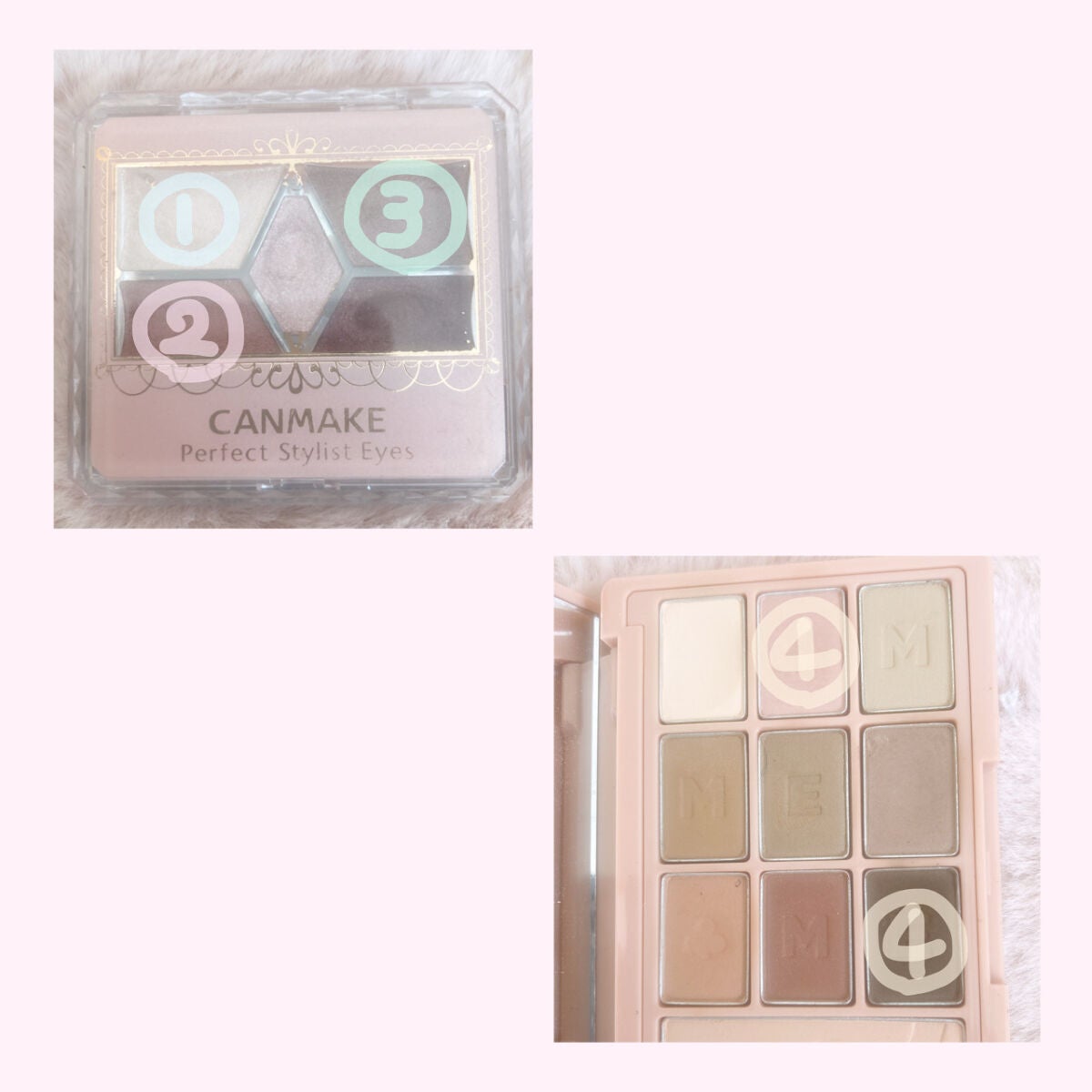 【旧品】パーフェクトスタイリストアイズ/キャンメイク/アイシャドウパレットを使ったクチコミ(4枚目)