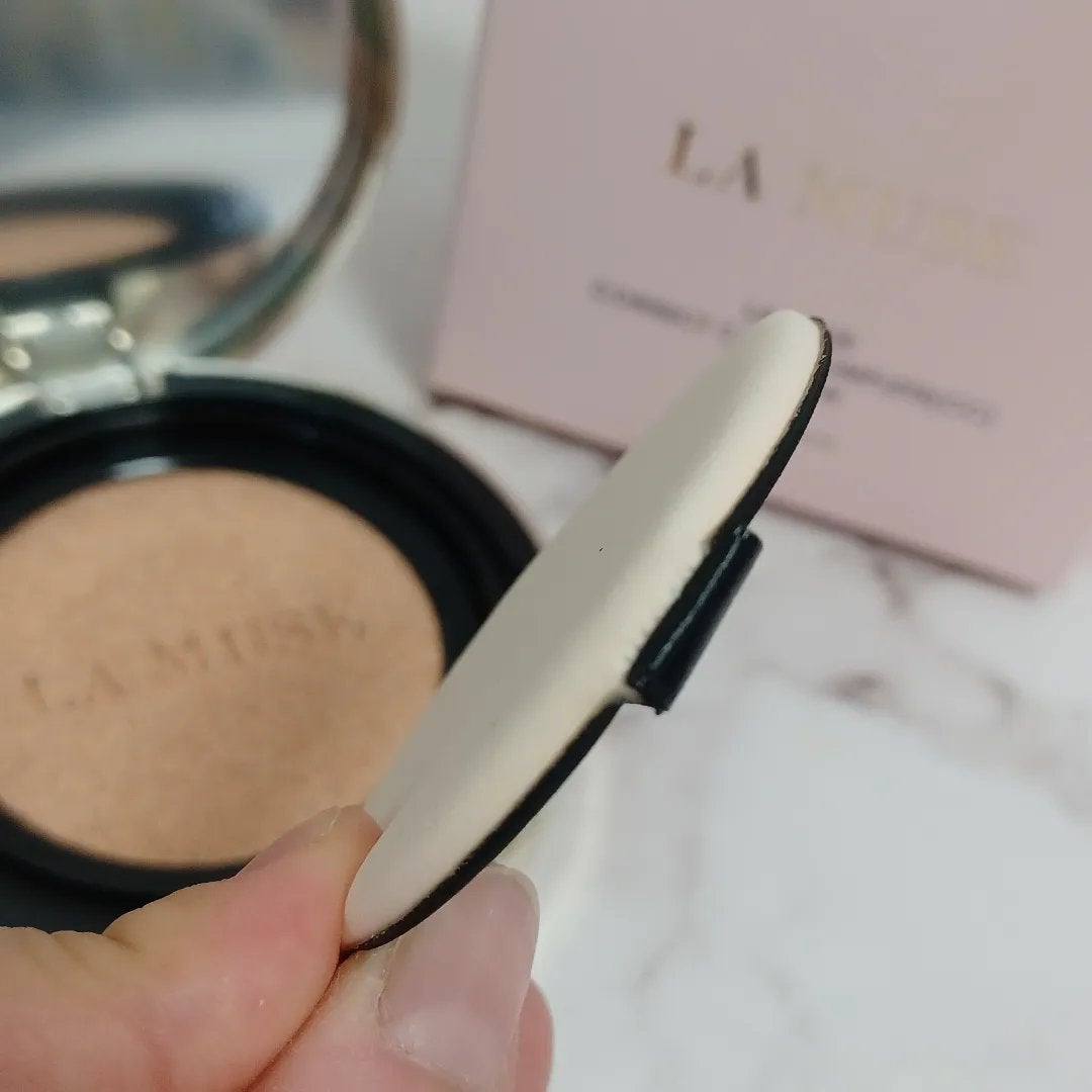 CORRECT CARE COMPLETE CC CUSHION/ラミューズ/クッションファンデーションを使ったクチコミ(3枚目)