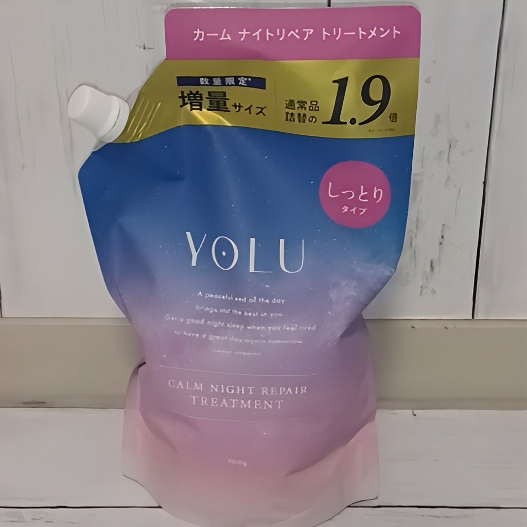 カームナイトリペアシャンプー／トリートメント/YOLU/市販シャンプーを使ったクチコミ（2枚目）