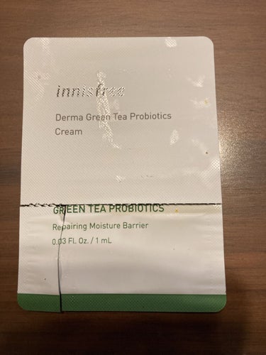 ダーマ グリーンティー プロバイオティクス クリーム/innisfree/フェイスクリームを使ったクチコミ（1枚目）