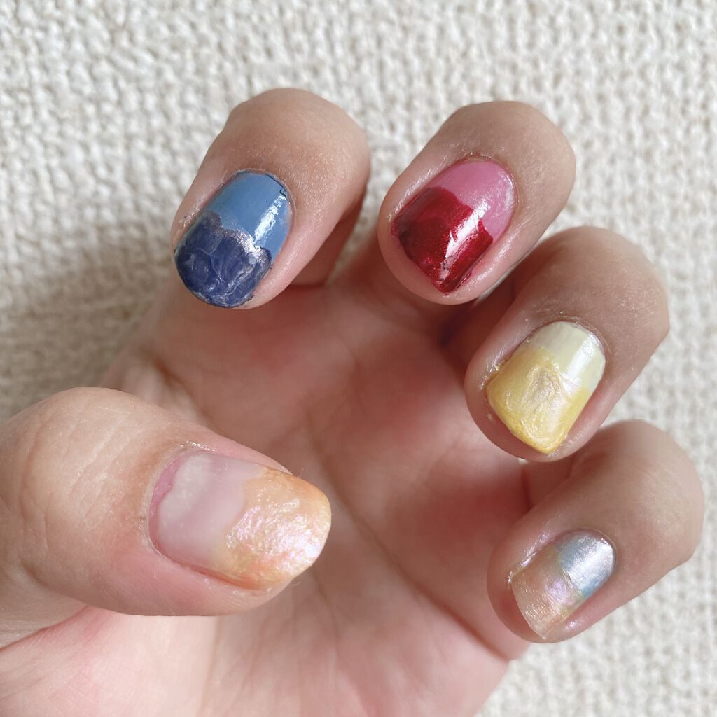 カラフルネイルズ/キャンメイク/マニキュアを使ったクチコミ(2枚目)