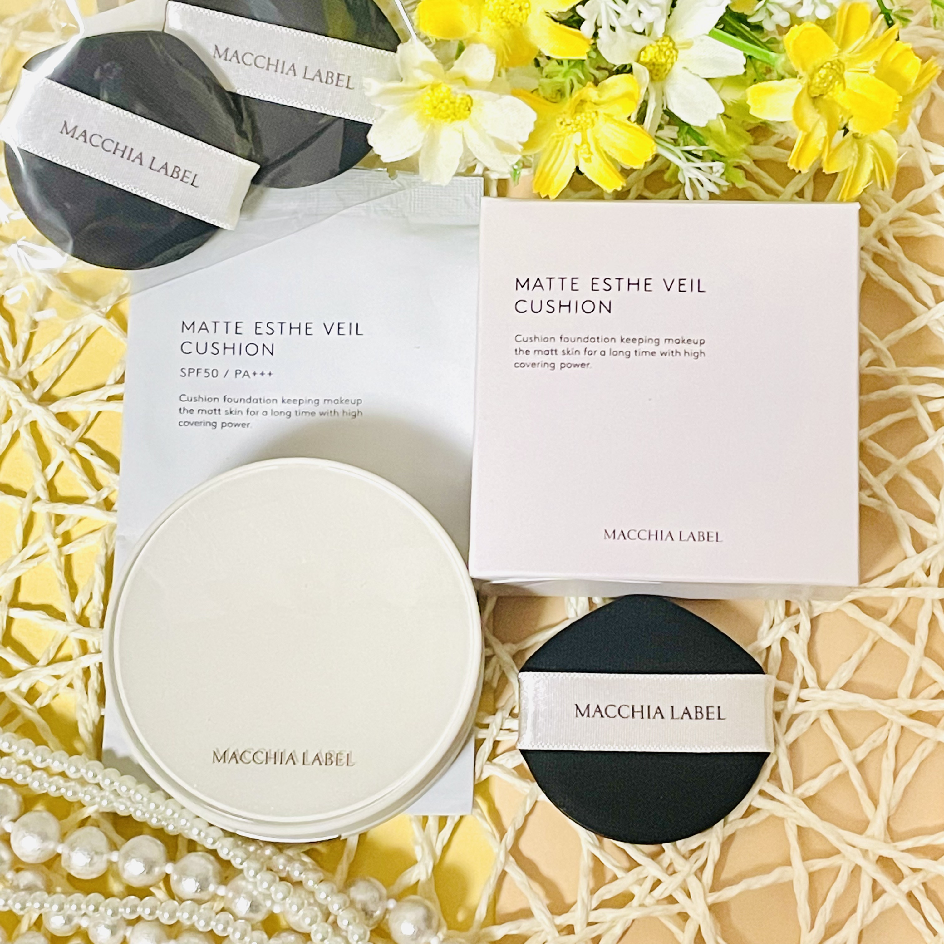 マットエステヴェール　クッション/Macchia Label/クッションファンデーションを使ったクチコミ（2枚目）