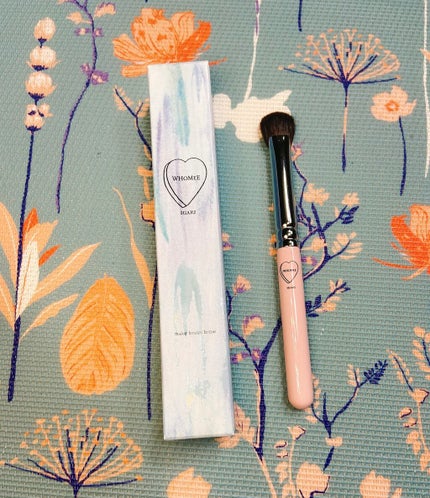 アイブロウブラシ 扇型 熊野筆/WHOMEE/メイクブラシを使ったクチコミ(2枚目)