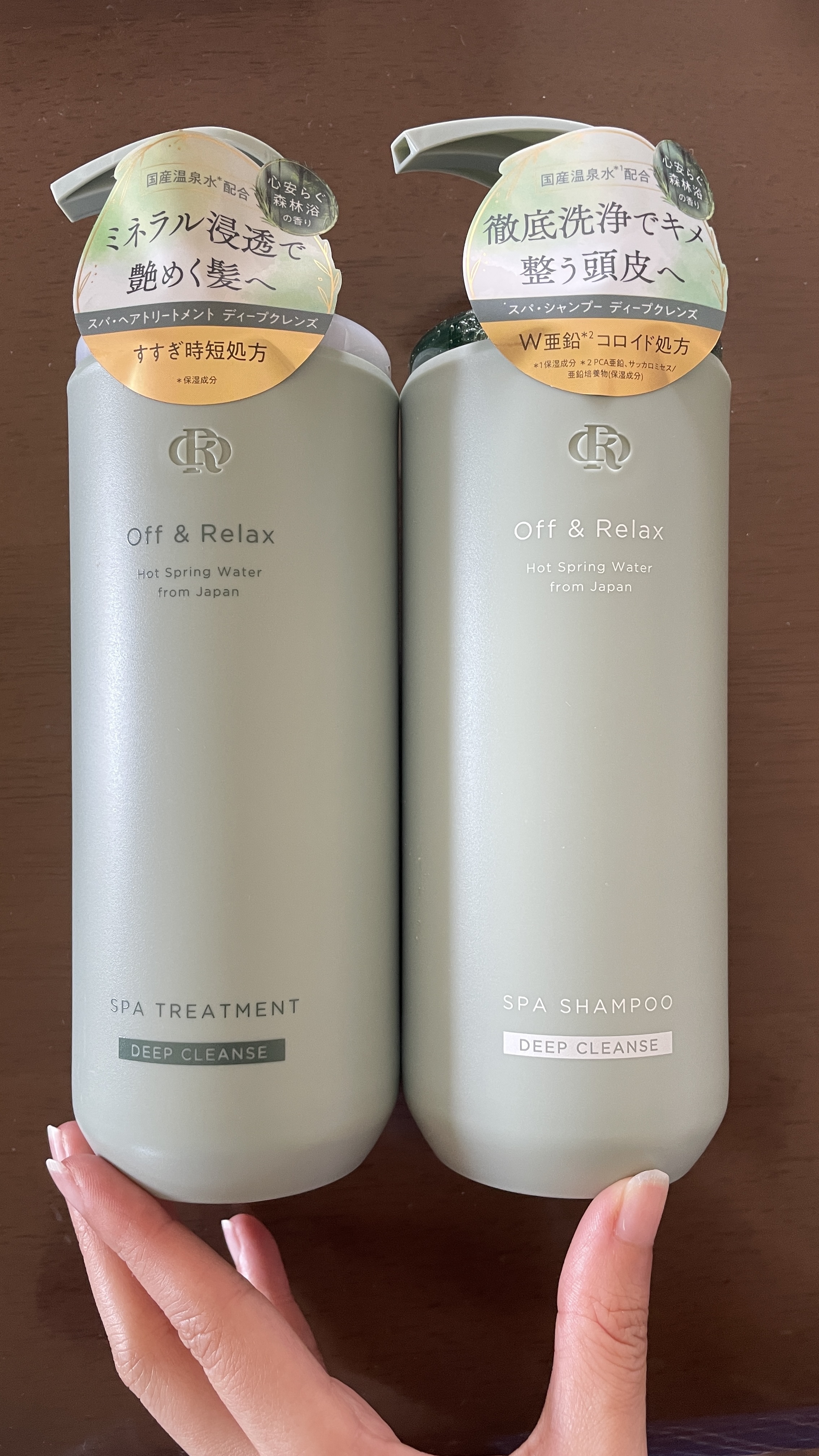 スパ・シャンプー/ヘアトリートメント ディープクレンズ/Off&Relax/市販シャンプーを使ったクチコミ（1枚目）