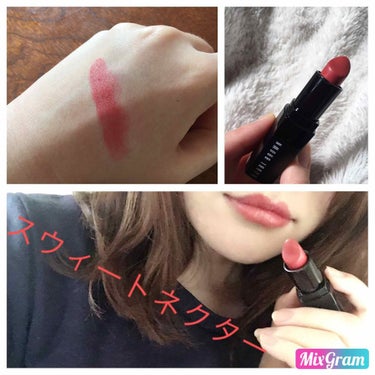 BOBBI BROWN リッチ リップ カラーのクチコミ「ボビイブラウン  
リッチ リップ カラー  色は06スウィートネクター

◎見たままの発色で.....」（1枚目）