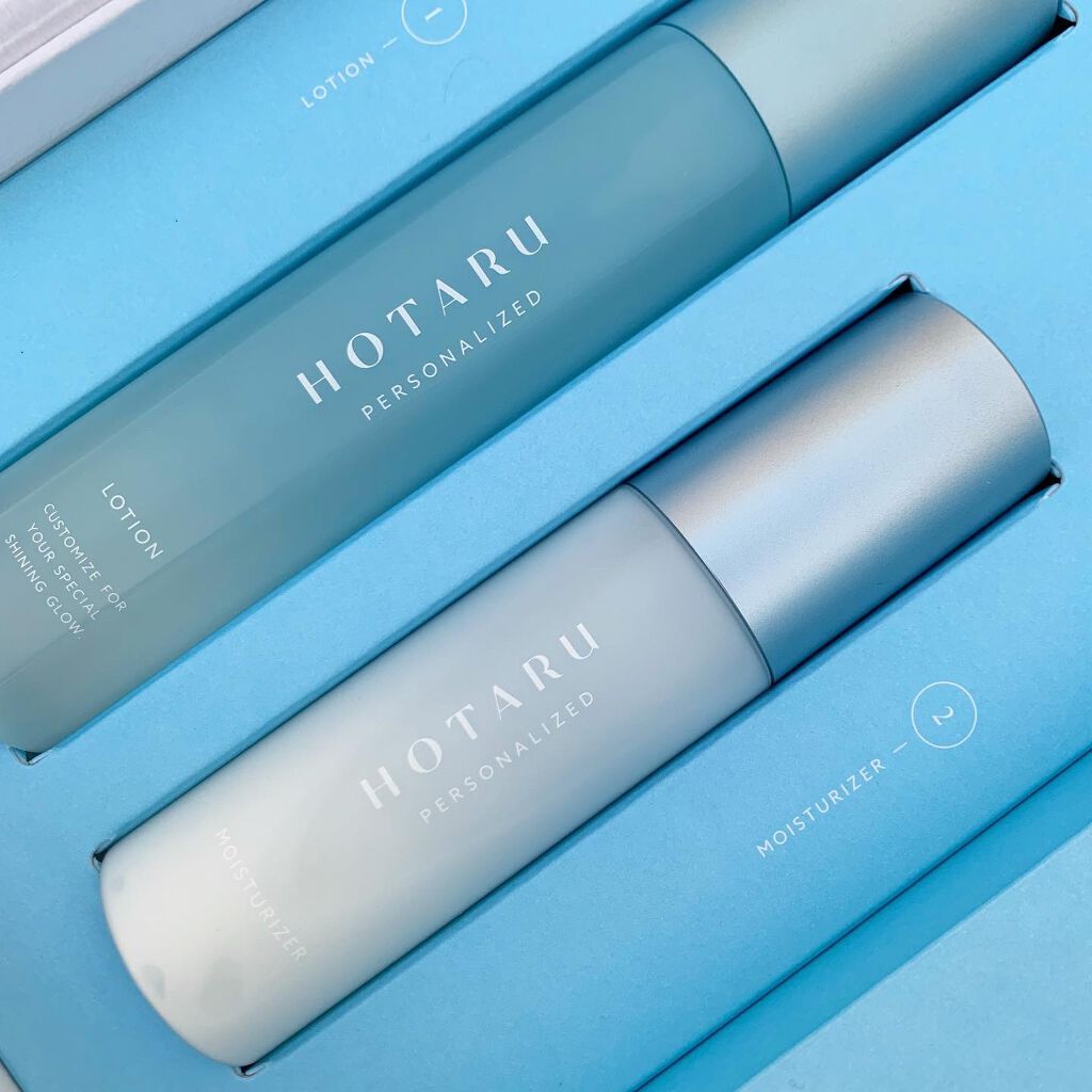  HOTARU PERSONALIZED LOTION／MOISTURIZER /HOTARU PERSONALIZED/スキンケアキットを使ったクチコミ（1枚目）