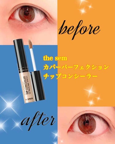 カバーパーフェクション チップコンシーラー/the SAEM/リキッドコンシーラーを使ったクチコミ（1枚目）