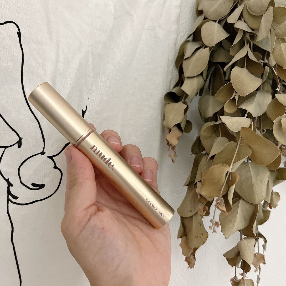 トゥルーアイラッシュセラム/mude./まつげ美容液を使ったクチコミ（1枚目）