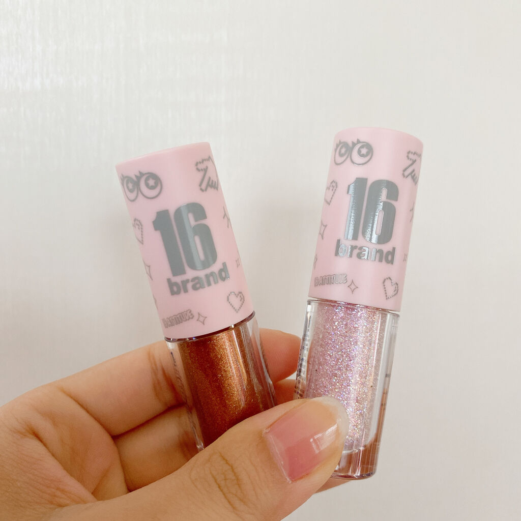 CANDYROCK SUGARPARTY/16BRAND/リキッドアイシャドウを使ったクチコミ（1枚目）