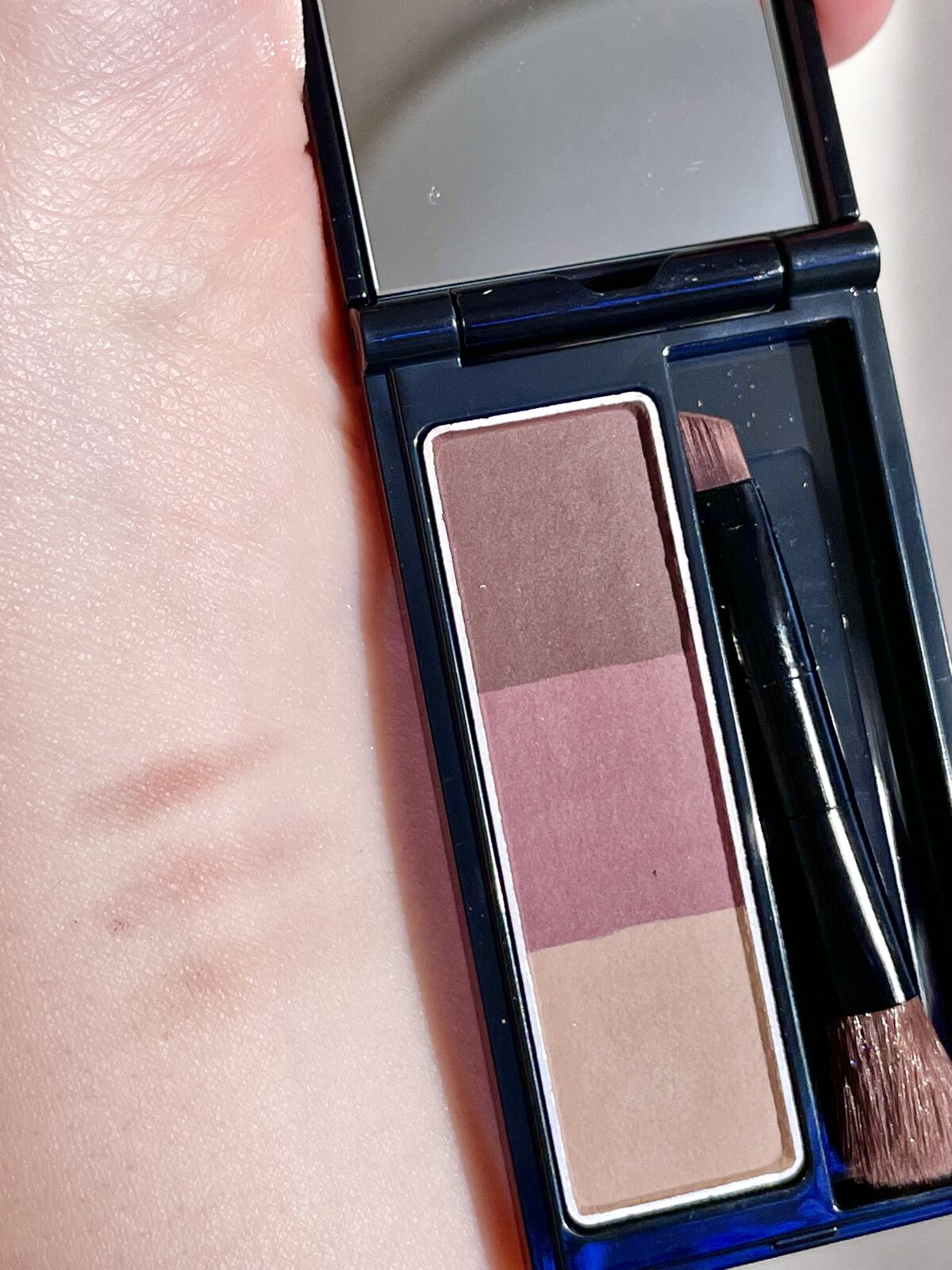 ケイト デザイニングアイブロウ3D EX-11 ピンクアプリコット(本体)/KATE/パウダーアイブロウを使ったクチコミ（1枚目）