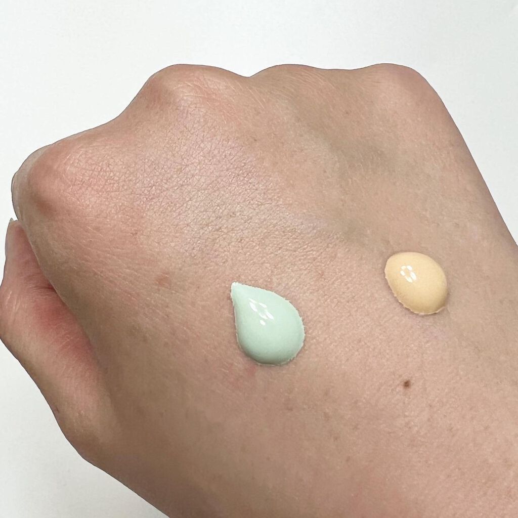 ヴィーガン カラーファンデーション グリーン/Veauty by THE_B/リキッドファンデーションを使ったクチコミ（2枚目）