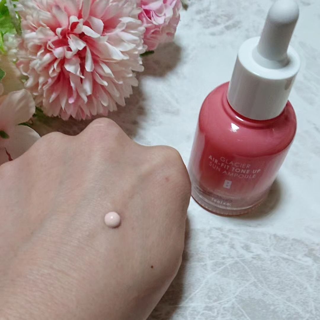 ピルソ グラシアエアフィットトーンアップサンアンプル SPF50 PA+++/feelxo/化粧下地を使ったクチコミ(5枚目)