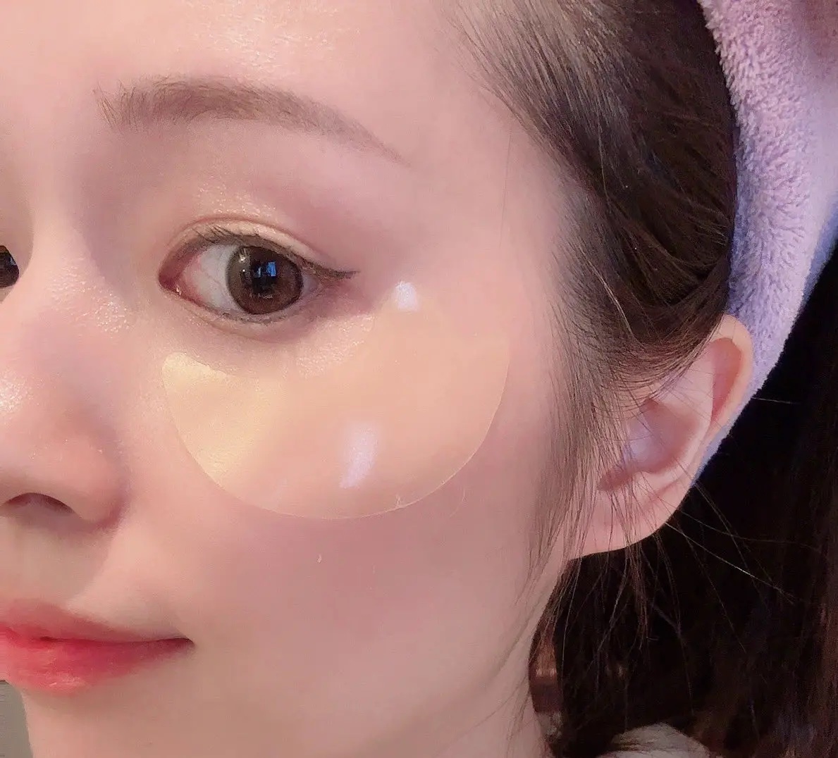 ゴールドコラーゲンパーフェクションアイパッチ/SNP/シートマスク・パックを使ったクチコミ（2枚目）