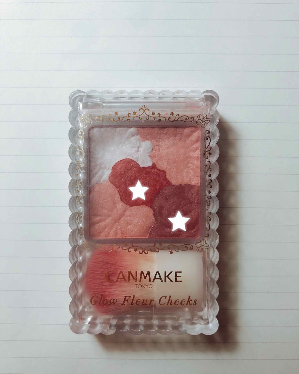 グロウフルールチークス/キャンメイク/パウダーチークを使ったクチコミ(1枚目)