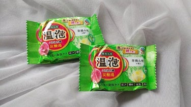 こだわり桃 炭酸湯/温泡/入浴剤を使ったクチコミ（1枚目）