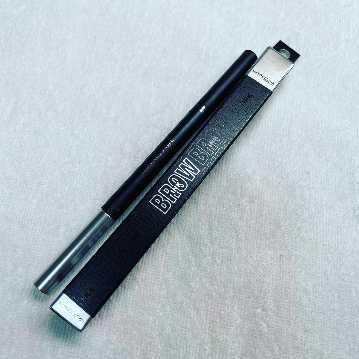 ブロウインク カラーティントデュオ/MAYBELLINE NEW YORK/眉ティントを使ったクチコミ(2枚目)