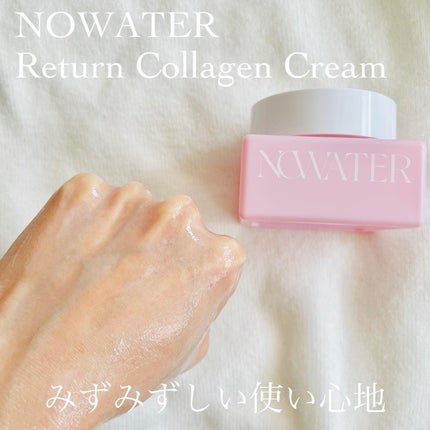 リターンコラーゲンクリーム/NOWATER/フェイスクリームを使ったクチコミ(4枚目)