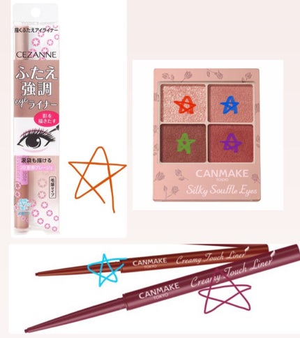 描くふたえアイライナー/CEZANNE/リキッドアイライナーを使ったクチコミ(3枚目)