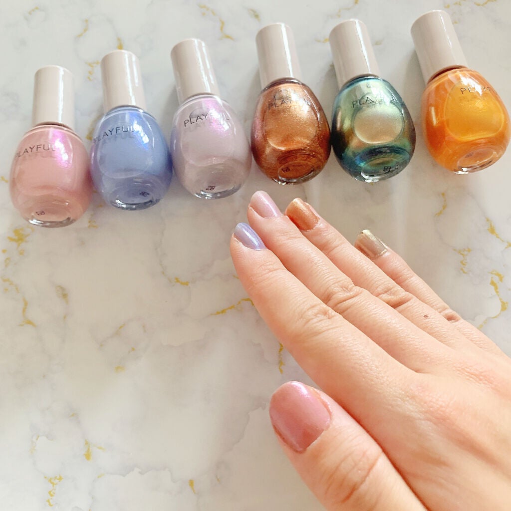 プレイフル アップデートネイル/PLAYFUL/オールインワンネイルを使ったクチコミ(4枚目)