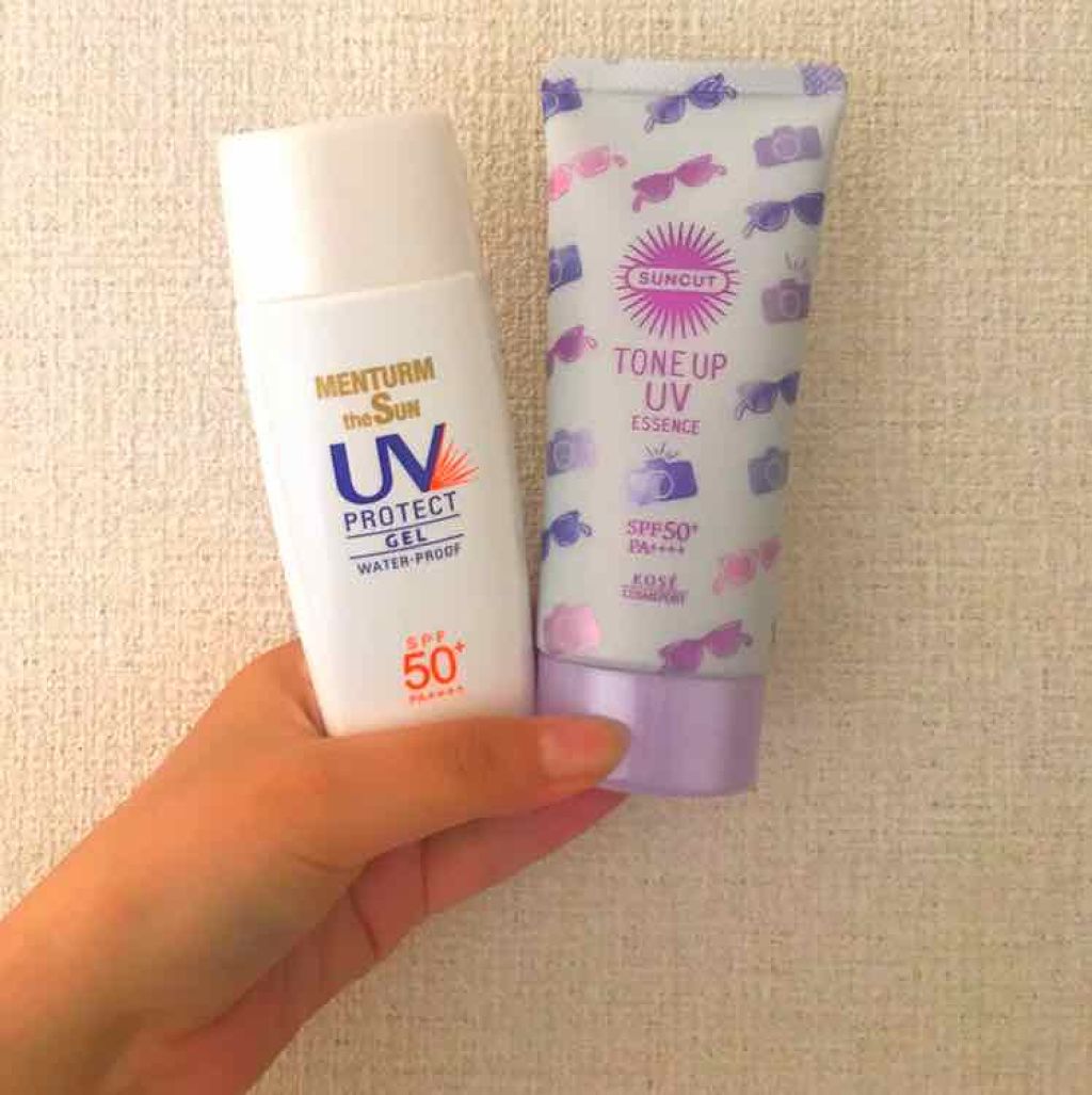 メンタームザサンパーフェクトUVジェル/メンターム/日焼け止めジェルを使ったクチコミ(2枚目)