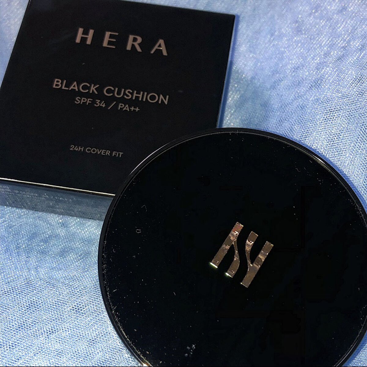 ブラック クッション/HERA/クッションファンデーションを使ったクチコミ（3枚目）