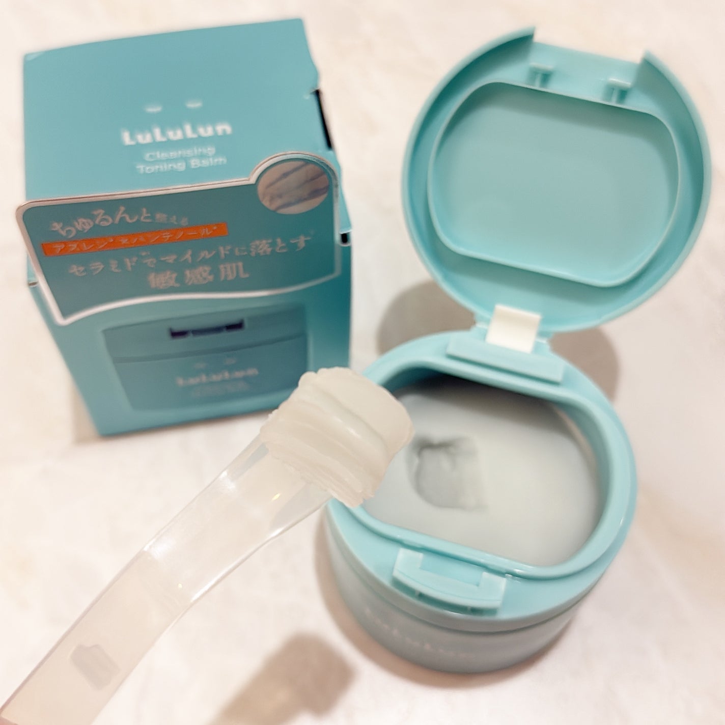 ルルルンクレンジング トーニングバーム MILD BLUE/ルルルン/クレンジングバームを使ったクチコミ(4枚目)