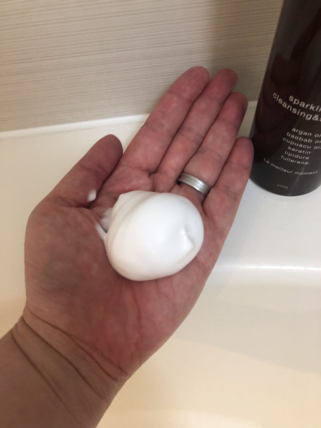 ルメント スパークリングオイル クレンジング&amp;シャンプー/Le ment/市販シャンプーを使ったクチコミ（3枚目）