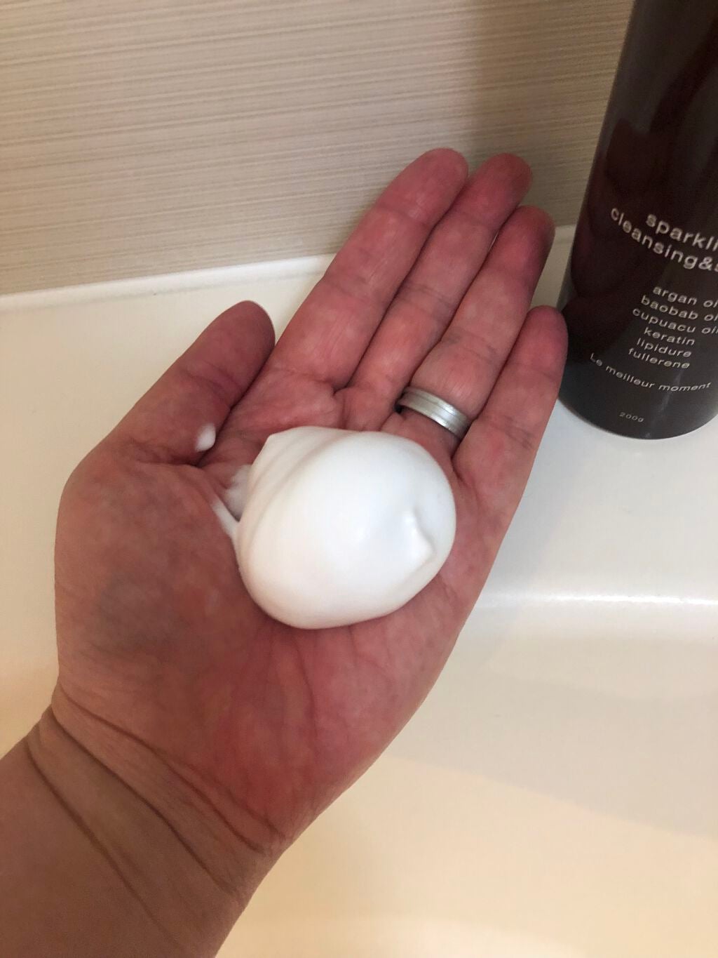 ルメント スパークリングオイル クレンジング&シャンプー/Le ment/市販シャンプーを使ったクチコミ(3枚目)